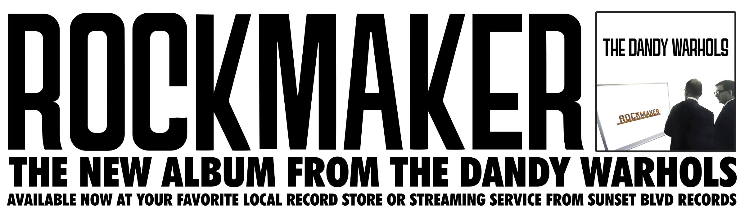 ROCKMAKER out now on LP/CD/streaming - click for more info