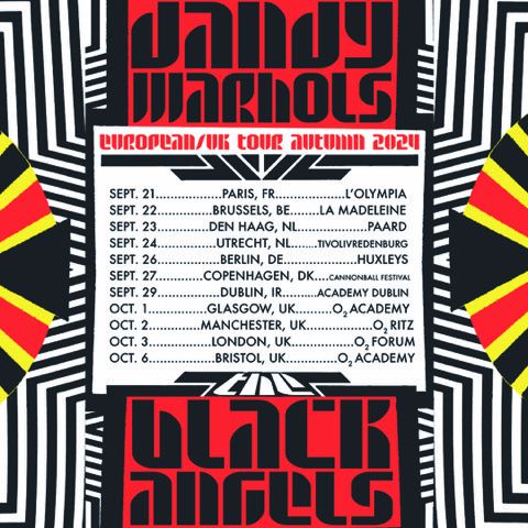 the dandy warhols + the black angels live in europe/uk